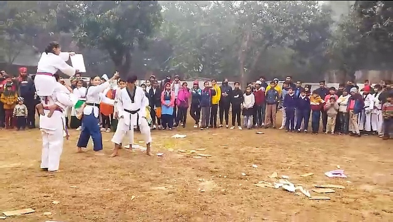 Taekwondo stunt by Karan