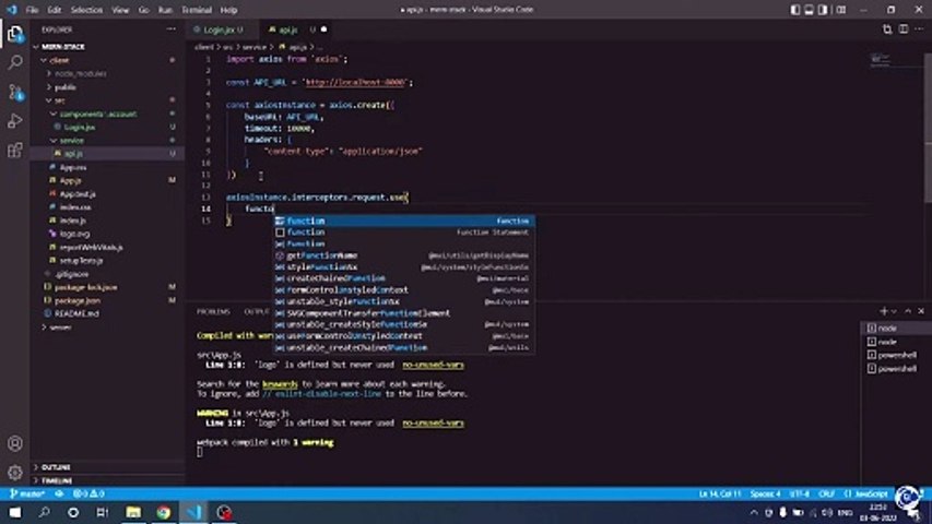 Use interceptor for request