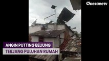 Angin Puting Beliung Terjang Puluhan Rumah di Sukabumi, Jawa Barat