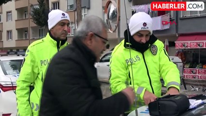 Amasya'da Ters Yönden Geçen Sürücüye Para Cezası