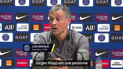 Luis Enrique comprend la décision de Klopp
