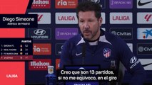 El calendario de febrero provoca la risa de Simeone