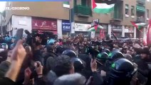 Corteo pro-Palestina, 1.200 manifestanti sfidano i divieti: scontri con le forze dell'ordine in via Padova