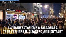 La manifestazione a Falconara 
