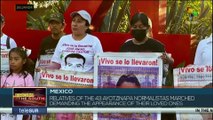 FTS 27-1 12:30: In Mexico, relatives of the disappeared Ayotzinapa students demand their appearance
