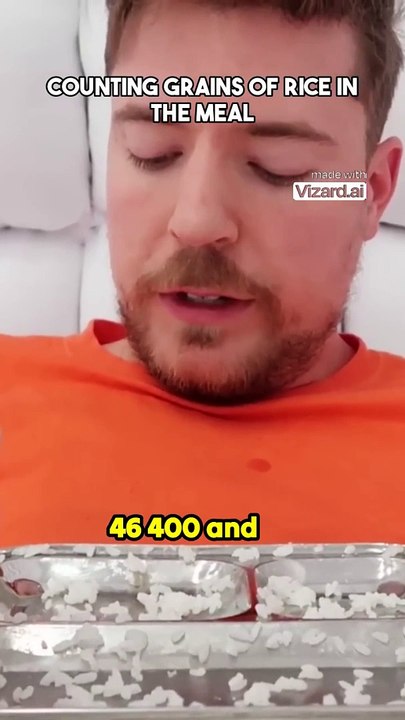 Counting grains of rice in the meal