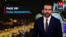 Migrantes logran llegar a Estados Unidos mediante cruce 'Vip'