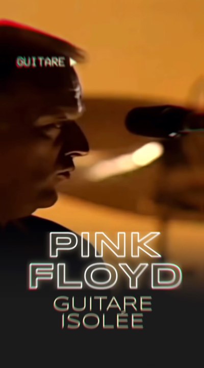 David Gilmour et sa guitare isolée ! 