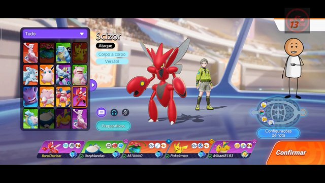 BEST PLAY I'VE EVER PLAYED WITH SCIZOR IN POKÉMON UNITE GAMEPLAY| MELHOR PARTIDA QUE EU JÁ FIZ DE SCIZOR NO POKÉMON UNITE GAMEPLAY