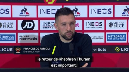 Nice - Farioli : "Quand Thuram se met en action..."