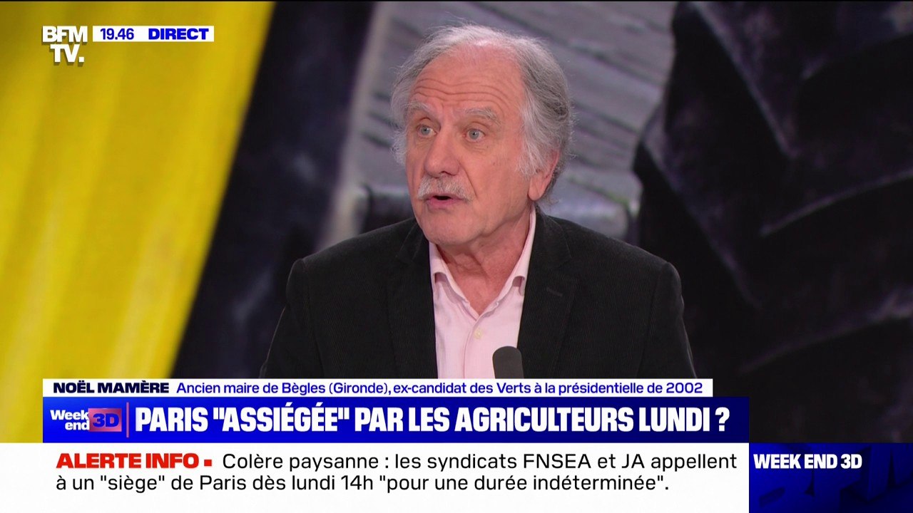 Noël Mamère: "Les écologistes ne sont pas ennemis des agriculteurs, ils en sont même les alliés"