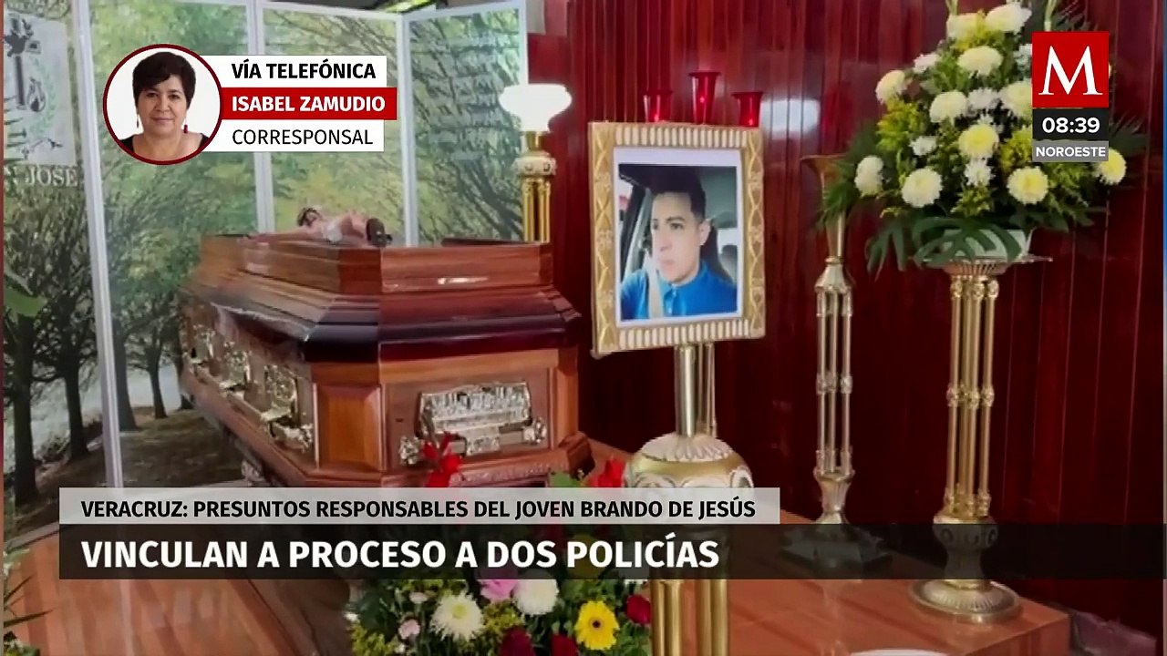 Vinculan a proceso a dos policías por el asesinato de Brandon Arellano en Veracruz