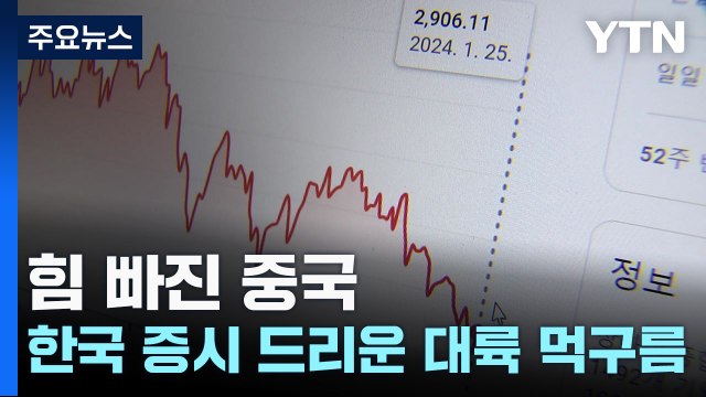 힘 빠진 중국...한국 증시 드리운 대륙 먹구름 / YTN
