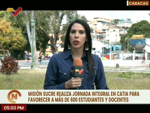 Caracas | Docentes y estudiantes de la Misión Sucre fueron beneficiados con Jornada Integral