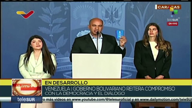 “El diálogo no es camino para legitimar el bloqueo, las sanciones o los intentos de golpe de Estado”
