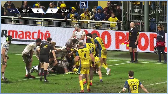 PRO D2 Saison 2023-2024 J18 - Résumé USON Nevers - RC Vannes