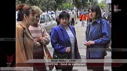 BAIA MARE - 1998 - CONFSTAR - Grevă de avertisment