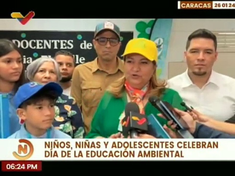 Min. Yelitze Santaella exalta el compromiso de los venezolanos con el cuidado del medio ambiente
