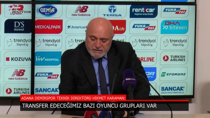 Hikmet Karaman: Bu mağlubiyeti deplasman galibiyetiyle telafi etmek zorundayız