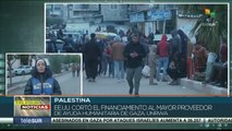 EE.UU. suspende financiamiento a agencia proveedora de asistencia humanitaria a Gaza