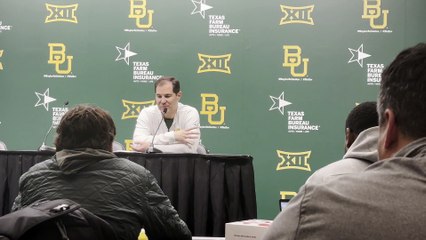 WATCH! Baylor Men's Basketball Coach Scott Drew Talks Triple Overtime Loss To TCU