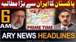 ARY News 6 AM Headlines 28th January 2024 | Pakistan Big Demand From Iran