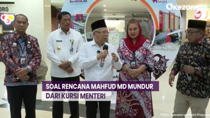 Mahfud MD Mau Mundur, Wapres Ma'ruf Amin Ungkap Jokowi Bisa Lakukan Ini
