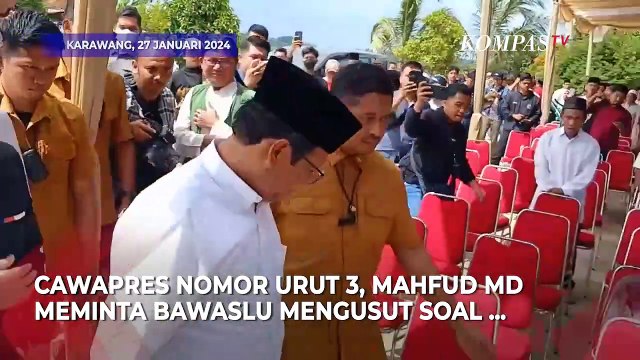Komentar Mahfud MD soal Viral Beras Bulog Berstiker Prabowo-Gibran