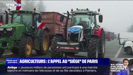Colère des agriculteurs: un appel au "siège" de Paris dès ce lundi 14H