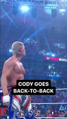 Cody Rhodes has done it again, he is your 2024 Men’s #RoyalRumble Match winner!