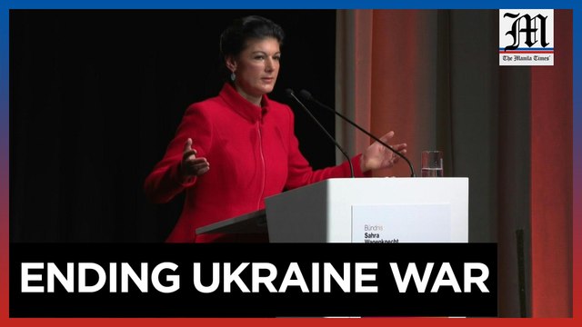 Germany's new radical left-wing party calls for negotiations with Moscow