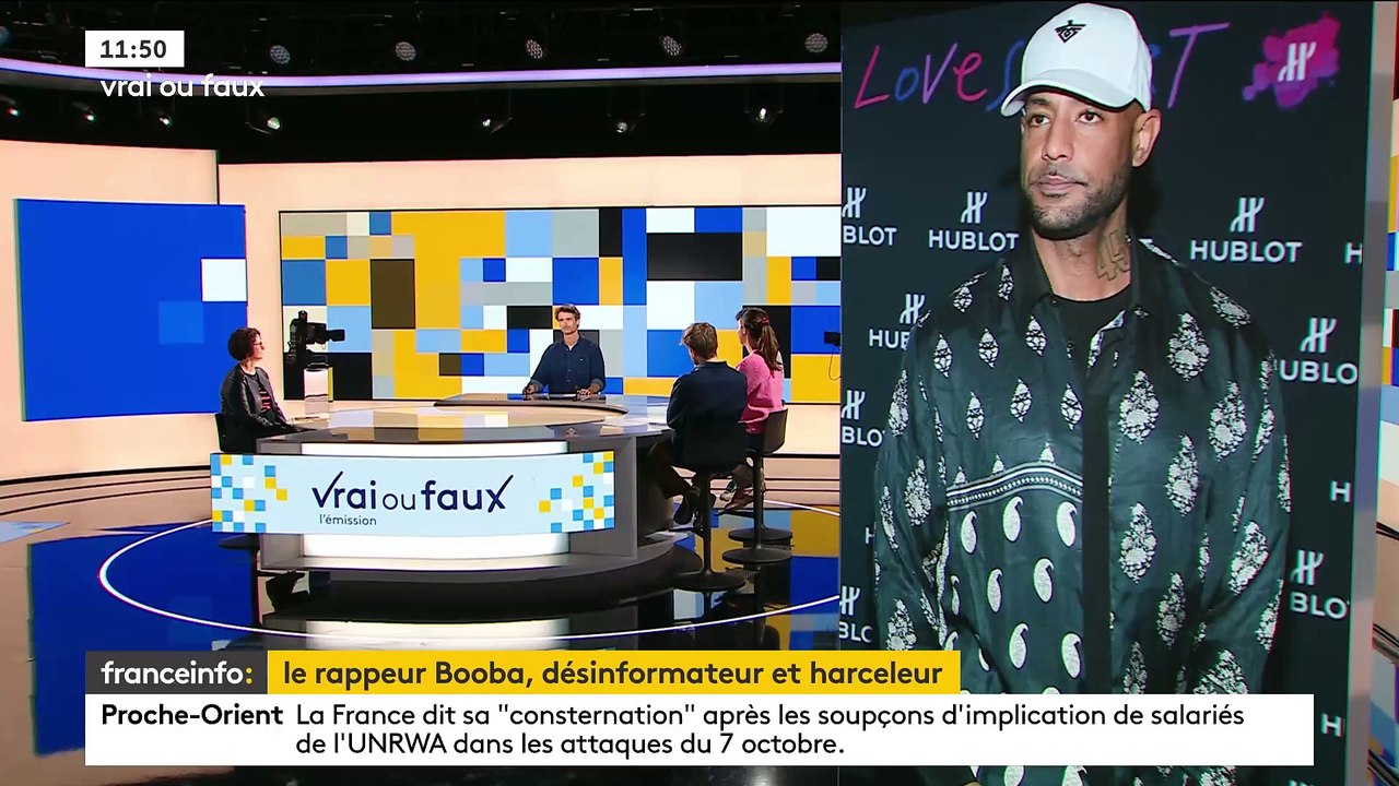Les journalistes de France Info qui ont réalisé l'enquête "Booba, désinformateur et harceleur", diffusée hier, ont été menacés : "C'est une meute qui s'est déchainée"