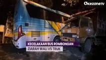 Kecelakaan Bus Rombongan Ziarah Wali vs Truk di Gresik, Korban Tewas 5 Orang