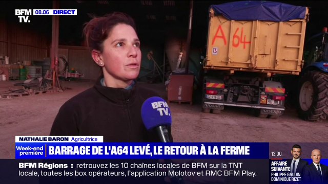 Moins de paperasse : le barrage de l'A64 levé, les agriculteurs de retour à la ferme