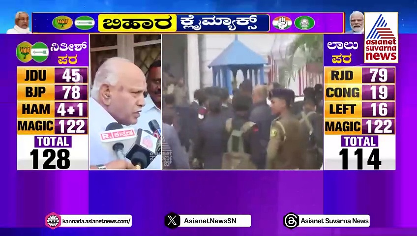 ಇಂಡಿಯಾ ಮೈತ್ರಿಕೂಟ ಛಿದ್ರವಾಗಿದೆ, ಬಿಹಾರದಲ್ಲಿ ಎನ್‌ಡಿಎ ಮೈತ್ರಿಕೂಟ ಅಧಿಕಾರಕ್ಕೆ ಬರುತ್ತೆ: ಬಿಎಸ್‌ವೈ