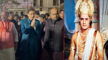Ramayan fame actor Arun Govil का हुआ जोरदार Welcome, ,लोग करने लगे प्रणाम, Viral Video| FilmiBeat