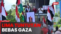 SMSP kemuka lima tuntutan untuk bebaskan Gaza.