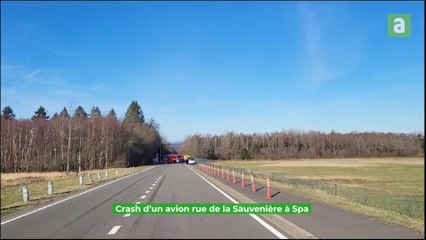 Crash d’un avion rue de la Sauvenière à Spa
