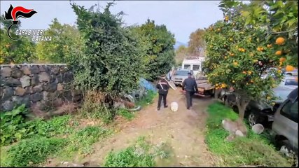 Aci Sant'Antonio, scoperto un cimitero delle auto: scatta il sequestro