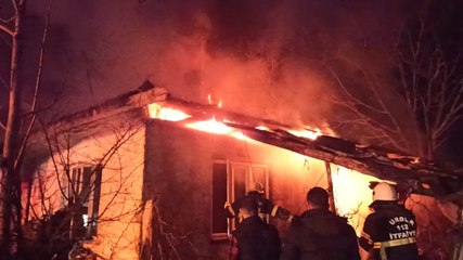 Oğul öldü, anneyi komşular kurtardı