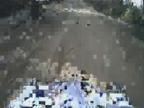 Vue pilote sur YAMAHA 350 raptor