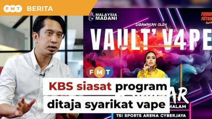 KBS siasat dakwaan syarikat vape taja program sukan