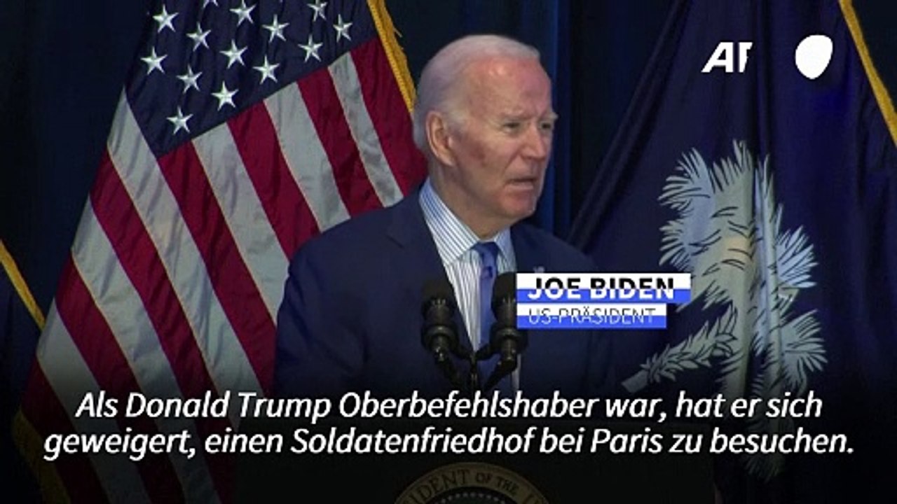 'Verlierer': Biden macht sich über Trump lustig