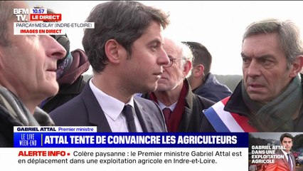 Loi Egalim: Gabriel Attal reconnaît un "enjeu d'application"