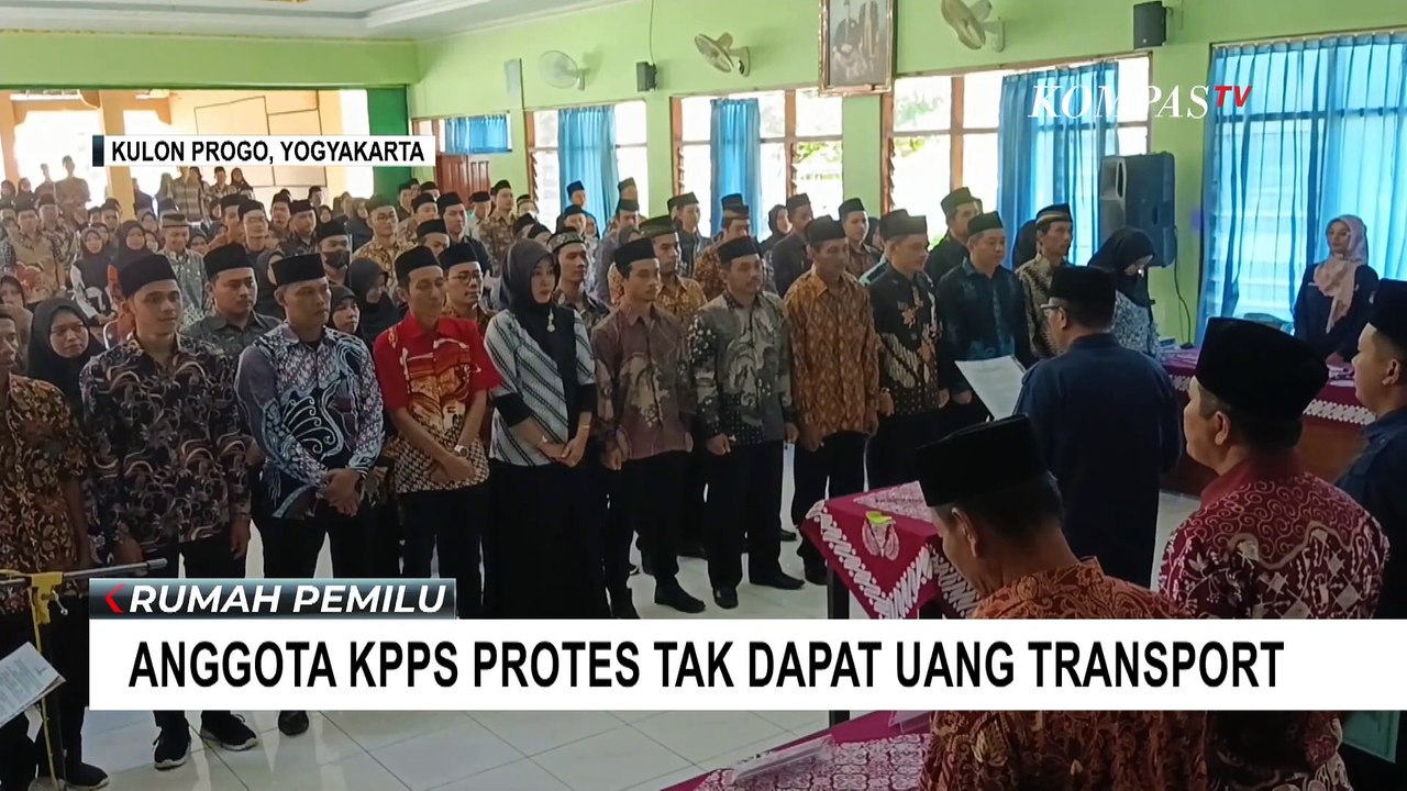 Protes Tak Dapat Uang 'Transport', Anggota KPPS di Kulonprogo DIY Datangi Kantor KPU!