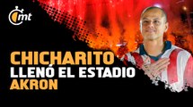Chicharito Hernández volvió a Chivas y llenó el Estadio Akron