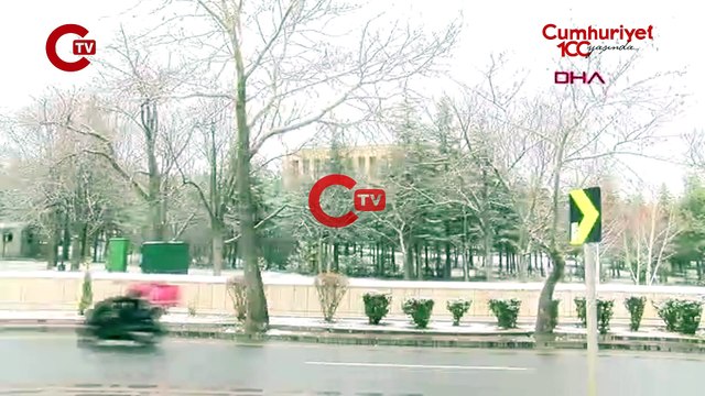 Başkent beyaza büründü