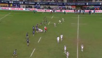 TOP 14 - Essai de Mehdi TLILI (SP) - Montpellier Hérault Rugby - Section Paloise