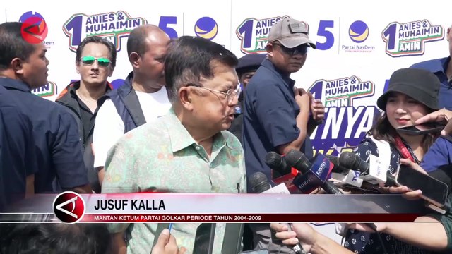 Jusuf Kalla Hadiri Kampanye Terbuka Capres Anies Baswedan