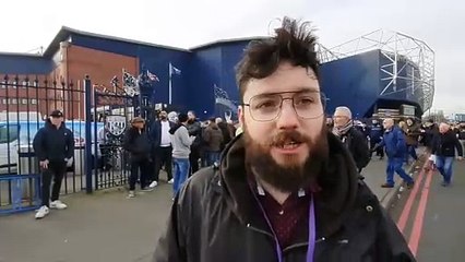 Daniel Walton outside the Hawthorns before the WBA v Wolves match